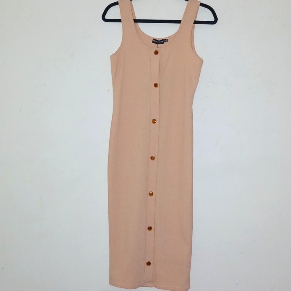 Pretty Little Things ribbed midi dress | Size: 10